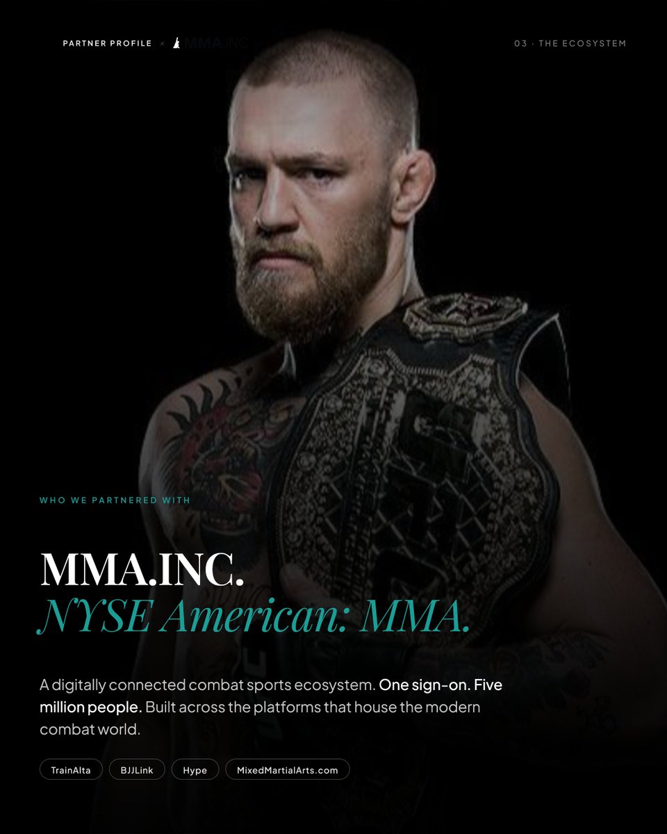 PrecisionPepCo's tweet photo. The global combat sports community is going needle-free.
The Precision Peptide Company has secured exclusive marketing rights into @MMA_NYSE 's global combat sports ecosystem; 5M+ followers, 530K user profiles, 18K+ gyms, 16 countries.
https://t.co/WZebfZ8nMp's roster includes @John_Kavanagh , @TheNotoriousMMA , @DonaldJTrumpJr , and @laura_sanko.

CSE: BPC  |  OTCQB: PNGAF