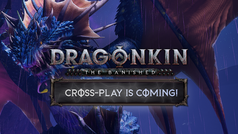 DragonkinGame's tweet photo. Cross-play is coming to Dragonkin! 

We're working on bringing cross-platform multiplayer that will allow console and PC players to play together. 

We don't have a firm launch date, but stay tuned for more updates! 🎮 https://t.co/1f7j3X8pbN