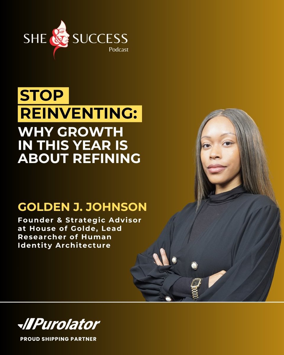 HouseofGolde's tweet photo. Tune into the &amp; Success Podcast as host Kripa Anand dives in with Golden J. Johnson, Founder of The Refining Suite and Creator of the Refining For Success platform. 

🎥 Watch the full podcast https://t.co/HkgYTFf9QQ https://t.co/cNFzYiT8nj