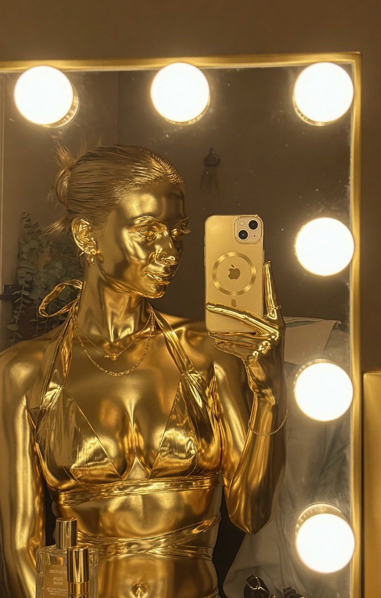 JaylaLeya's tweet photo. Another cute goonette thought she could be bratty and boss me around but she was SURELY mistaken, now herself and her friends are my GOLDEN masterpieces forever, CENSORED and gone.

Whos next?

⚠️ My gold is very potent

#cuck #bnwo #wankbattle https://t.co/qWqDOgwjW1