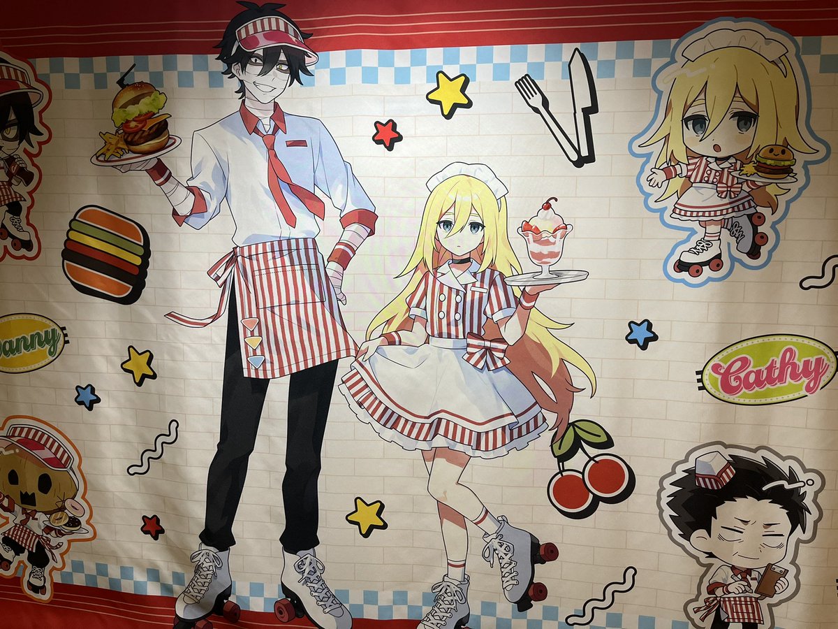 ma9_ev's tweet photo. 予定があったので店の前だけ写真撮ってきた！レイのデフォルメまじ好き https://t.co/eUnAkoMFdj