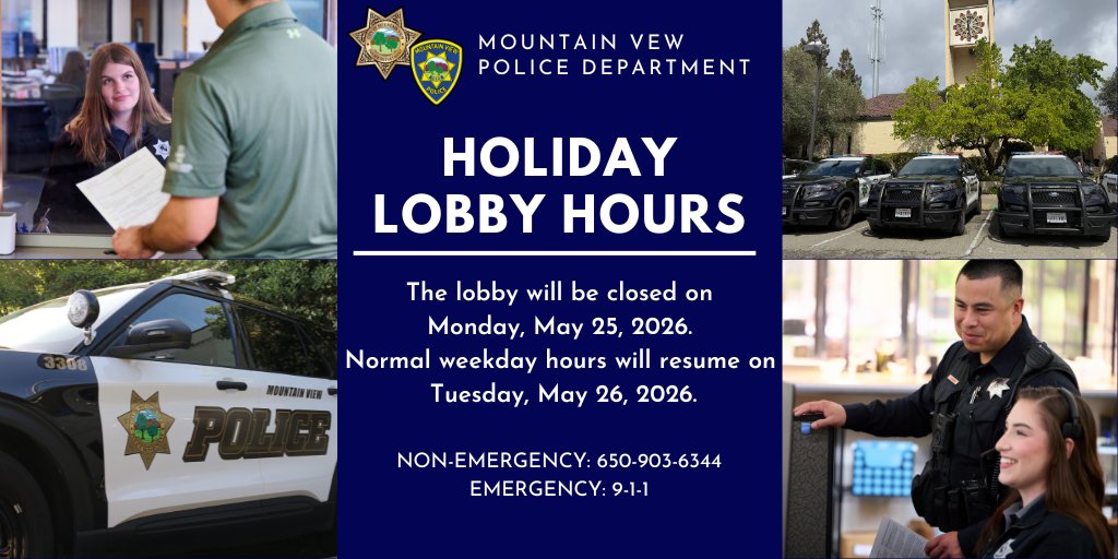 Mountain View Police tweet media