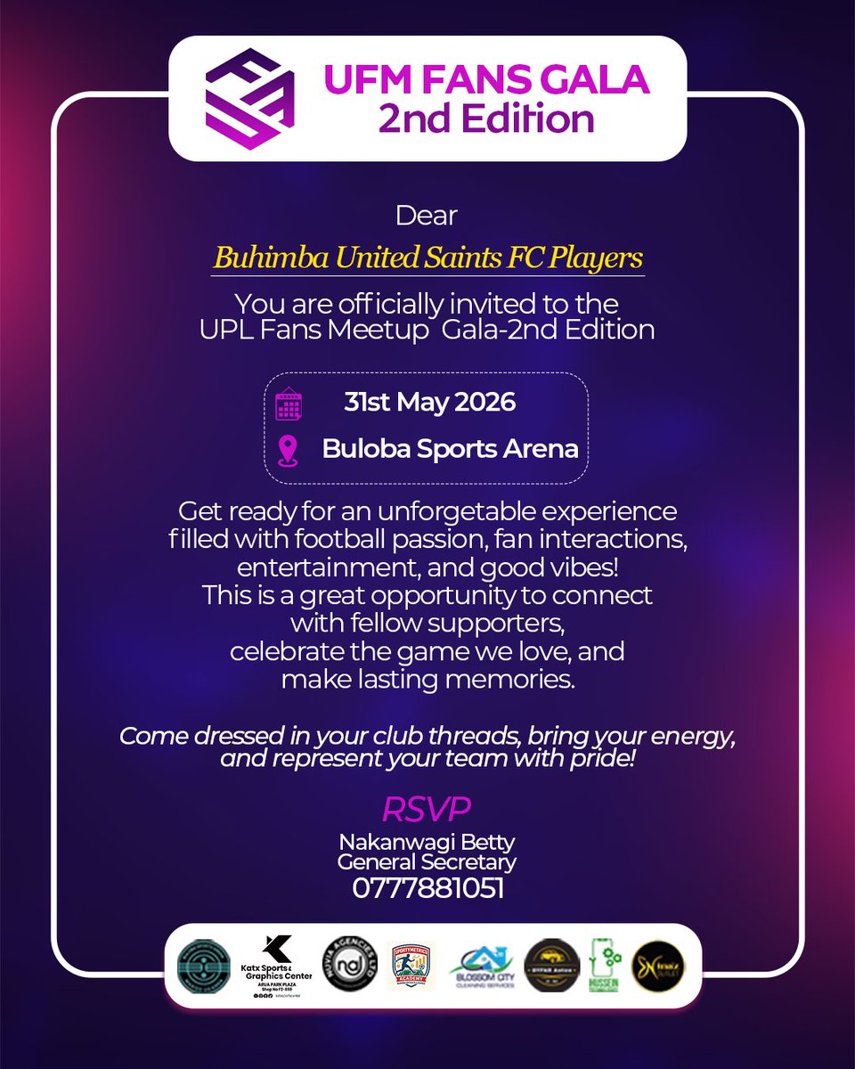 uplfansmeetup's tweet photo. Abahagizi n’abazaani aba @BuhimbaF inywena tukubeeta hakiro kya bahagizi bomupiira gwa Uganda🔥🔥🔥

Mwije tunyumirwe, tuzaane, ebiro 31st gunu omweezi ha Buloba sports Arena

#UplFansMeetup 
#UplfansNetwork 
#UfmInterFansGala 
#SecondEdition https://t.co/iZ6hEYEorZ