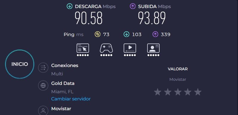 Power69ful's tweet photo. Señores @MovistarCo @Movistar_Team para que prometen velocidades qué no son reales. De 900 megas dan solo 90. La salida internacional es un asco. Tengo dos puntos con el mismo problema. https://t.co/jsR41L1tiP
