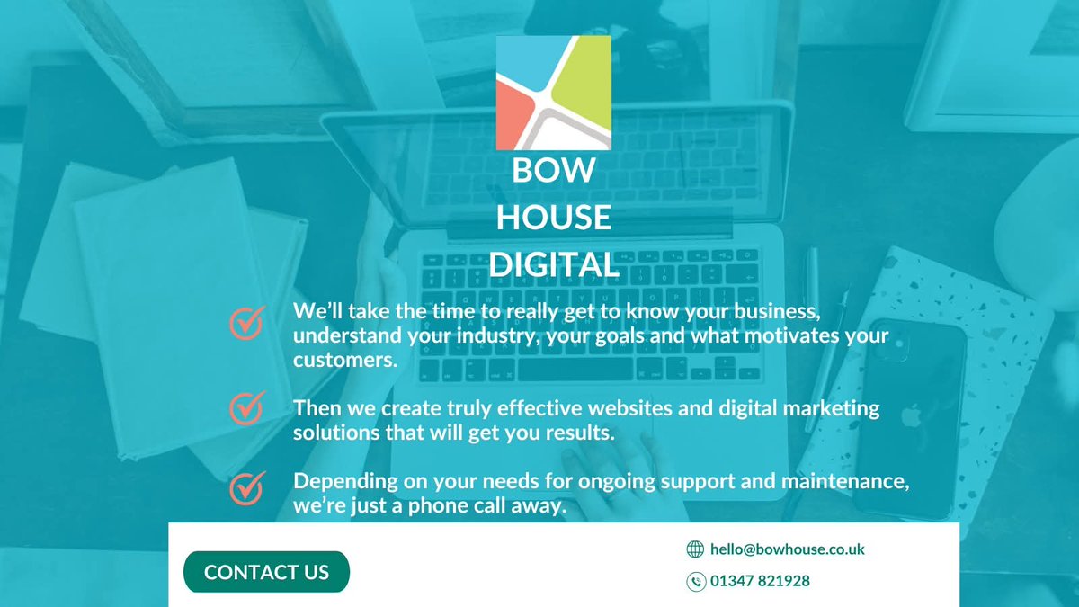 bowhousedigital's tweet photo. Your business isn’t generic, so your website shouldn’t be either.

At @bowhousedigital, we create websites and digital marketing that get results. Get in touch today: https://t.co/dXxIfdXvWj

#BowHouseDigital #WebDesignUK #YorkshireBusiness #easingwoldbusiness #DigitalAgencyUK https://t.co/XHS8Qc6lKv