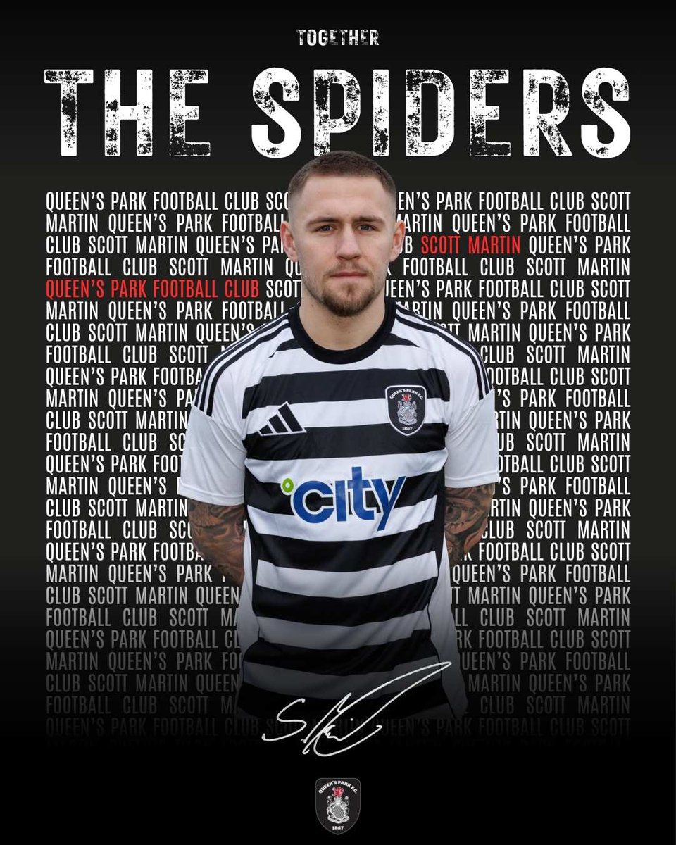 queensparkfc's tweet photo. Back for Good!

Following a successful loan spell, Queen's Park can confirm the return of Scott Martin to the Spiders, at the conclusion of his contract with Partick Thistle, subject to SFA approval.

Welcome back Scott!

READ MORE: https://t.co/nkl3Mpotbx