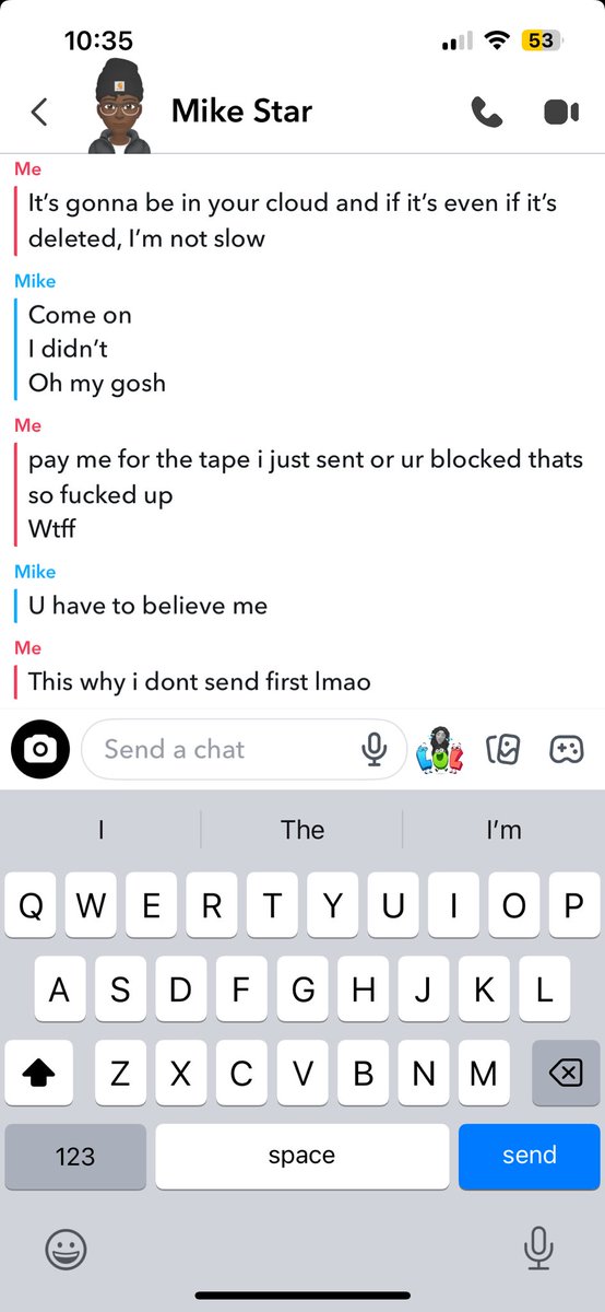 m0thersin's tweet photo. This is why i dont send first smh scammer on snapchat @micheal_udeze
#sellingscontents #bdsmtwitter #buyingnsfw #buyingselling https://t.co/0Phfm7bqJz