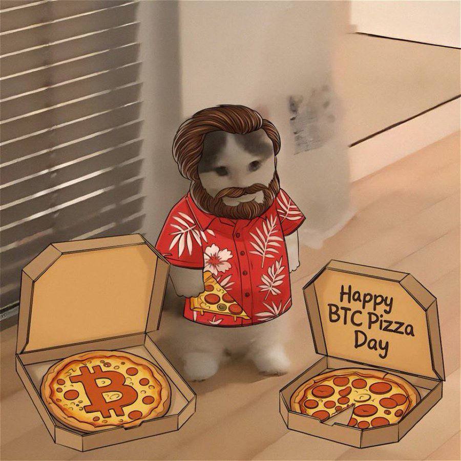 michionsolana's tweet photo. happy BTC pizza day! https://t.co/LgGbZtBl1u