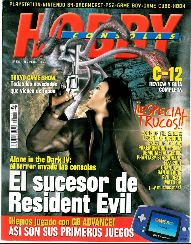 Jorobaflanders's tweet photo. Con la sexta generación ya plenamente asentada, todavía en mayo de 2001 tuvimos por última vez una portada de PS1 en Hobby Consolas.
Arrancamos una vez más (si Eloncio nos lo permite) el Delorean del retro. https://t.co/5vkCB3r6se