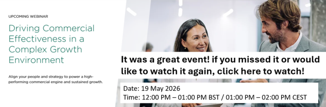 coconsp's tweet photo. Driving Commercial Effectiveness in a Complex Growth Environment watch the webinar from Tuesday 19th May https://t.co/W23zMoIkHx https://t.co/MfkvZ0jgxD