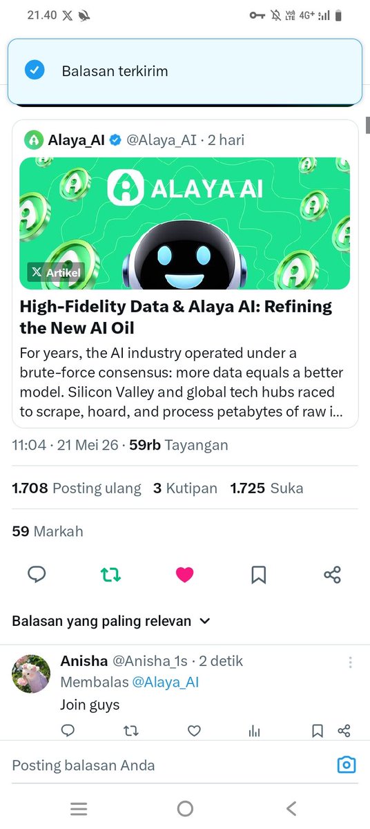Anisha tweet media