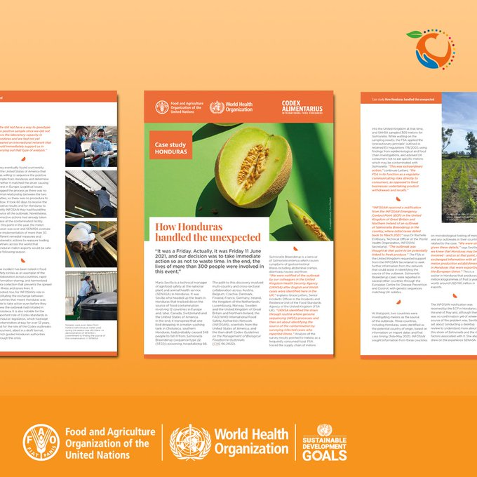 FAOWHOCodex's tweet photo. 📚 | #WeekendReading 4⃣ U❗️

👉 This case study shows how Honduras used Codex texts to resolve a food safety outbreak.

➕ℹ️➡️ https://t.co/9O6LudizUc

#Codex | #WorldFoodSafetyDay https://t.co/vS6FVZLFKT