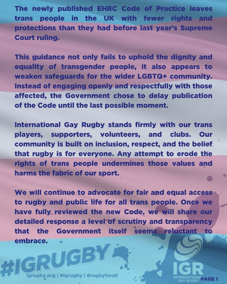 IGR International Gay Rugby tweet media