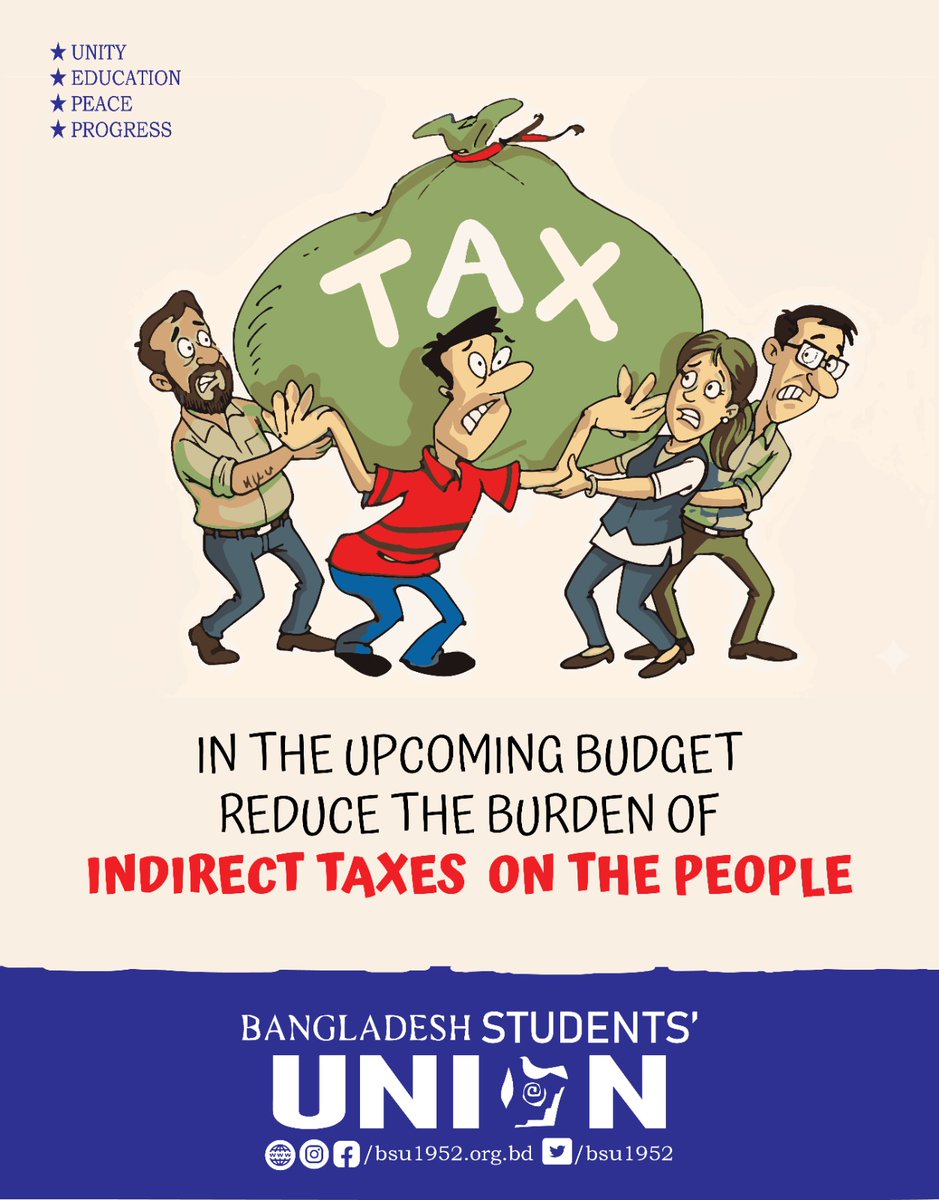 bsu1952's tweet photo. In the upcoming budget
Reduce the burden of indirect taxes on the people

#BSU https://t.co/JWZqpj09Do