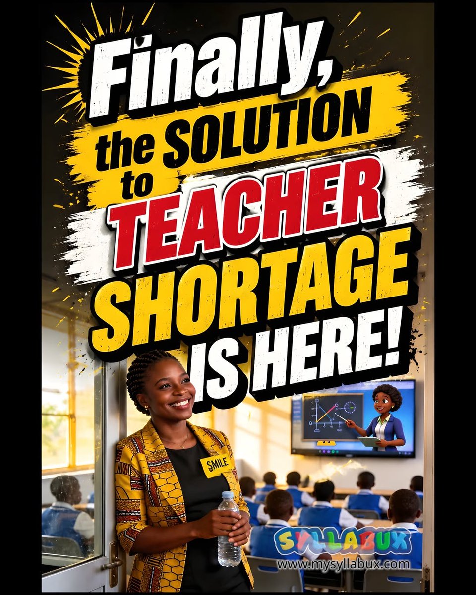 syllabux's tweet photo. Teacher shortage? SmartTutor has your classrooms covered. 🤖📺
AI-powered lessons on your school TV — timetable-based, curriculum-aligned, interactive, and fully offline.
Built for Nigerian schools. DM us for a free demo.
#SmartTutor #EdTechNigeria #NigerianSchools #AIinEducation https://t.co/3R4p22fQAs