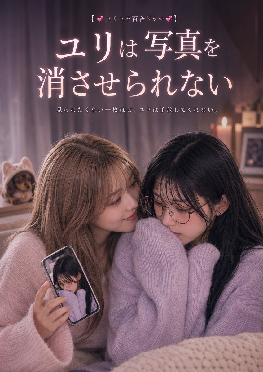 『ユリは推しから逃げられない💞』｜AI girls 百合ドラマ tweet media