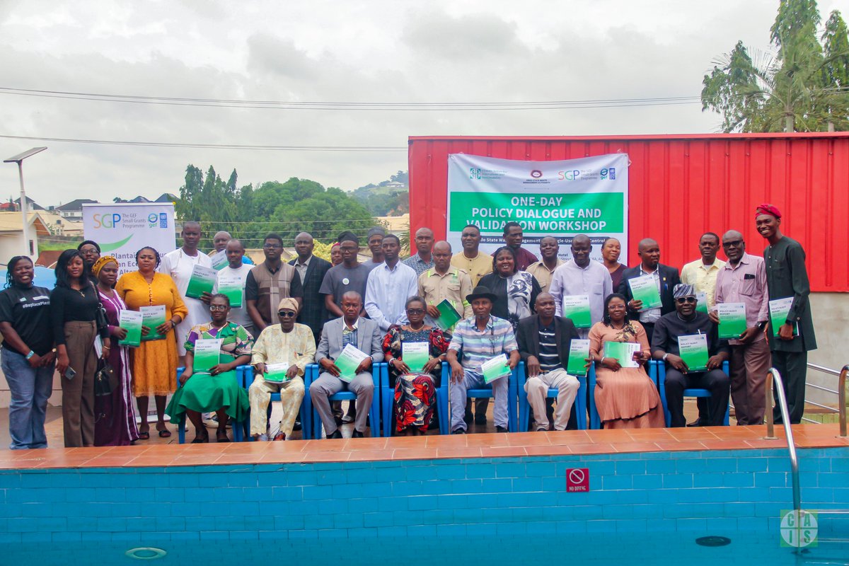 caisclimate's tweet photo. We are privileged to contribute to the development of Waste Management and Plastics Control Policy Guidelines for the @OndoStateOnline #ONWMA through this validation workshop.
Thanks to @GEF_SGP for supporting the #PureWiseOndo project that made this possible.
#ReplacePlastic https://t.co/XqafKKsbn4