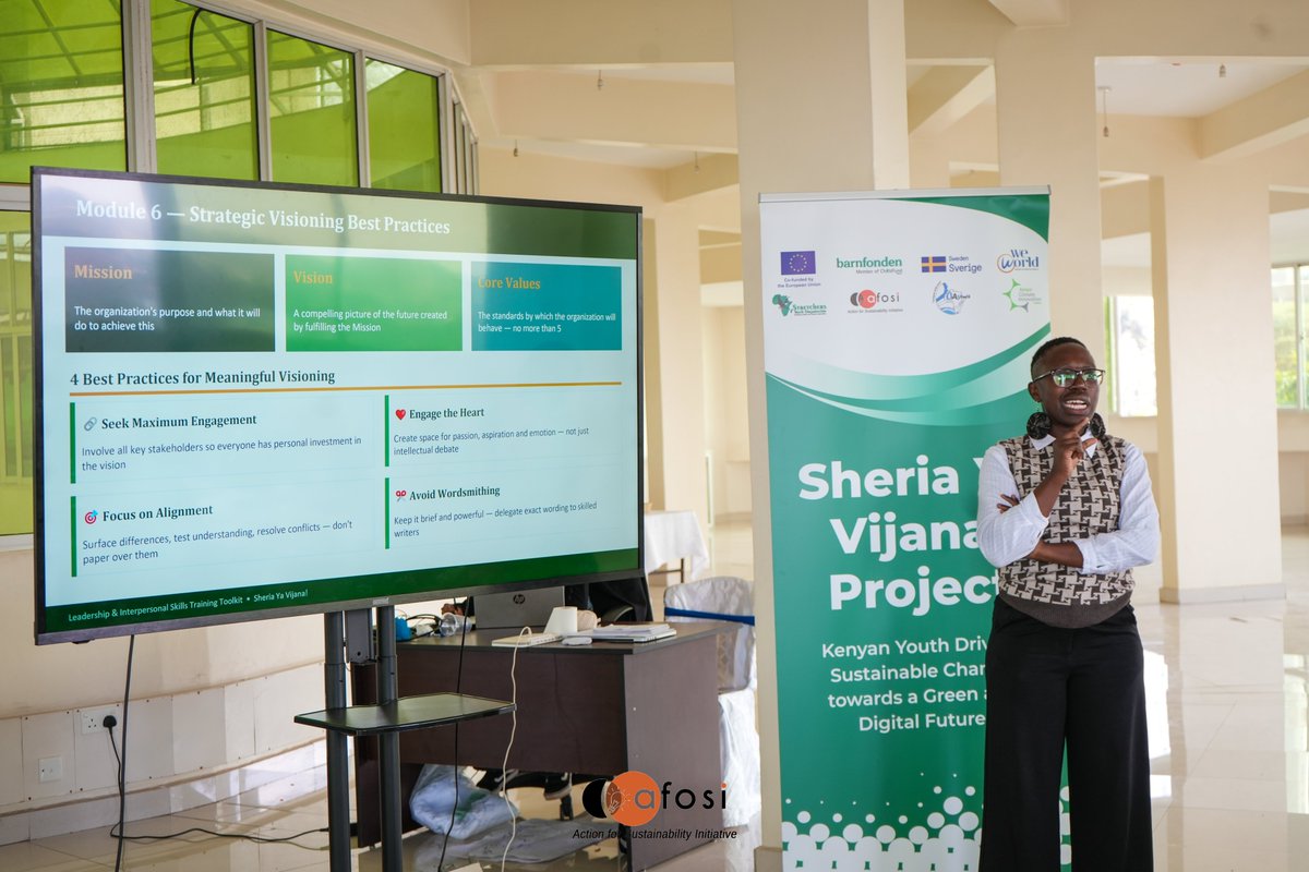 afosike's tweet photo. 🌍 Day 2 of Sheria Ya Vijana!

Youth are gaining entrepreneurship, leadership &amp; digital skills to create sustainable impact. 💡

Supported by @EUinKenya @KenyaCIC @StretchersYouth @WeWorldOnlus @Oayouthkenya &amp; @Sweden

#SheriaYaVijana #YouthEmpowerment #DigitalSkills https://t.co/9CSqFcqNxr