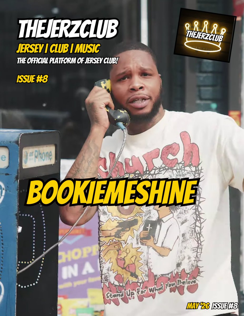 thejerzclub's tweet photo. 🗞 THE WINNING SEASON! TheJerzClub Magazine talks about the journey of Jersey Club Vocalist &amp; @BRICKBANDITS member @bookiemeshine . Check the latest releases, music videos; and live performances with this issue, get your copy and VIBE OUT!

🔗https://t.co/Gbu5lKGqkk https://t.co/RH27nEkpsr