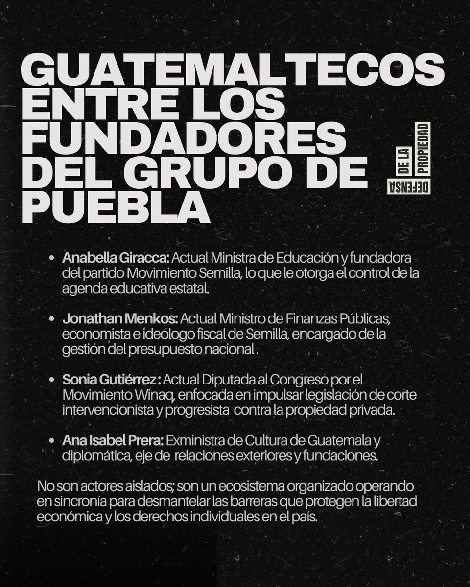 Defensa de la Propiedad Privada GT tweet media