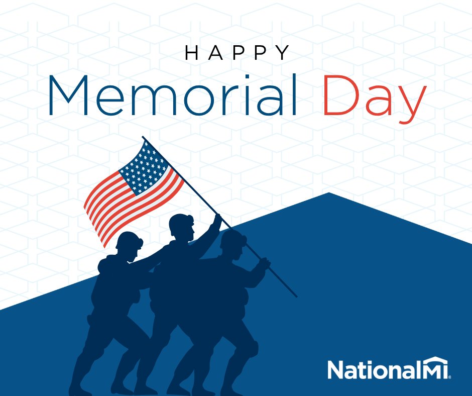NationalMI's tweet photo. #NationalMI wishes you a peaceful Memorial Day weekend as we remember and honor those who have fallen in service of our country. 🎖️💙 https://t.co/KAS2Q1Fj3c