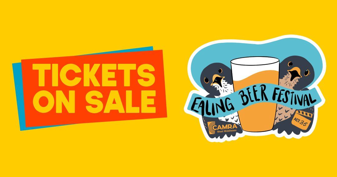 ealingbeerfest's tweet photo. TICKETS ON SALE! 🍻 🎟️ https://t.co/BACLXpIw9n

Why buy advance tickets online? You get the benefit of guaranteed entry in a pre-paid entry lane queue at no extra charge! Save with a multi-day ticket entry. Free admission for @CAMRA_Official members.

#ealingbeerfest #cheers https://t.co/uKzX0cD5mw