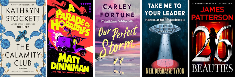 BigelowLibrary's tweet photo. This week the Bigelow Free Public Library has 81 new books.  New items include The Calamity Club. https://t.co/0dpg2GPJVn https://t.co/CcFMcQkw0u