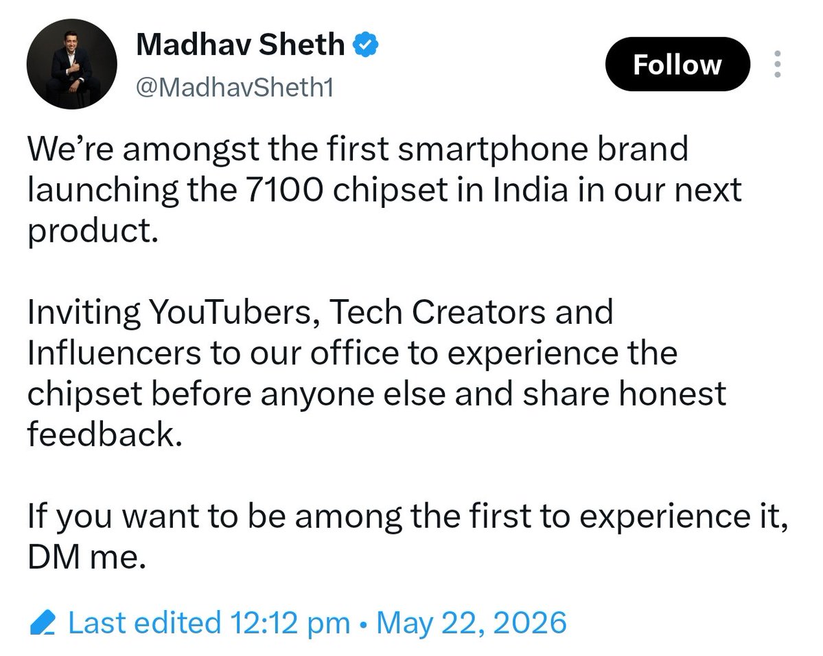 Mohit Kharbanda tweet media