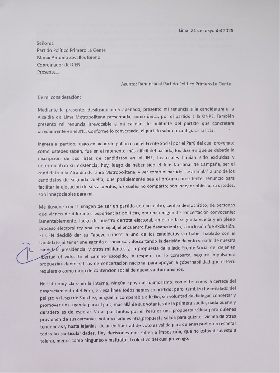 Rudecindo Vega Carreazo tweet media