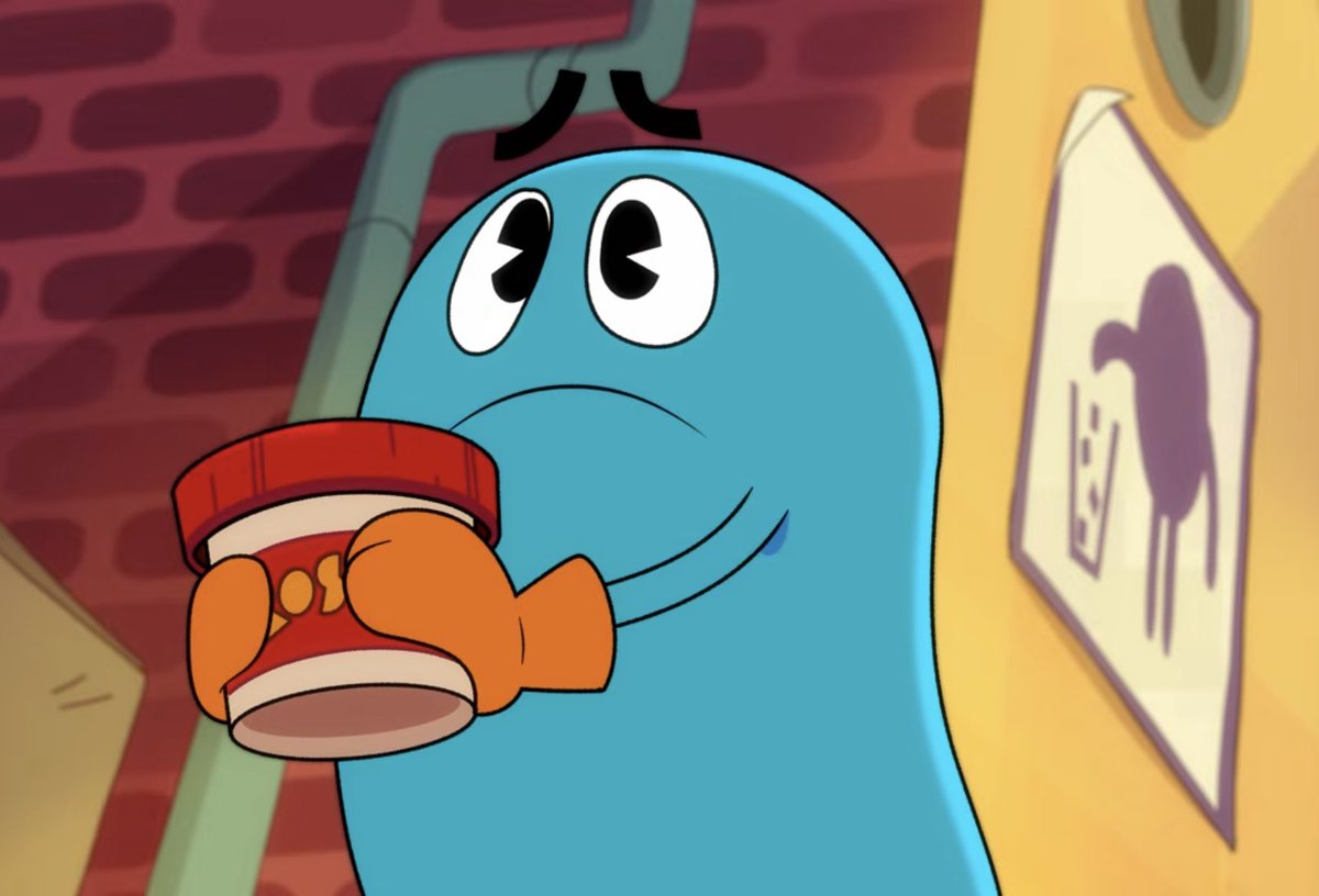 WilTucker16's tweet photo. How cute, supportive and “Bashful” Inky is.🩵
#Pacman #PacmanSnackBreaks #TeamGhost #Inky https://t.co/nvbYRVhWbK