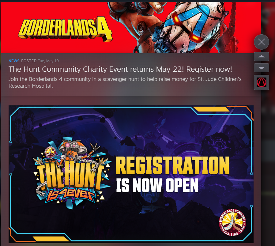 Borderlands Community Fundraising Team tweet media