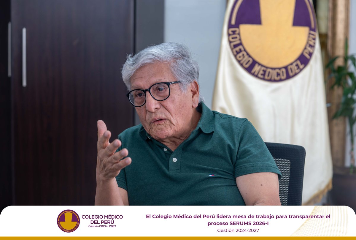 Colegio Médico Perú tweet media