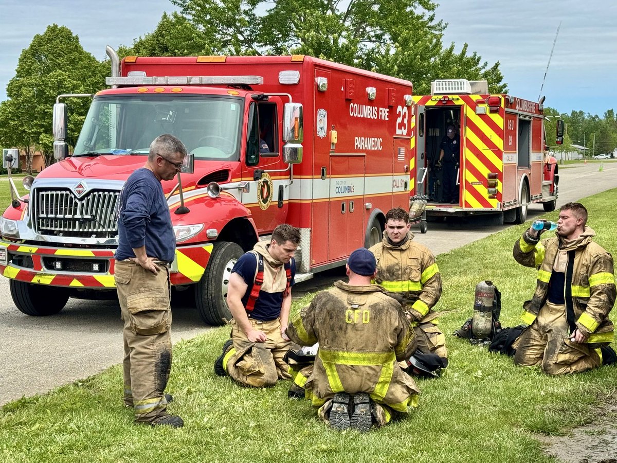 Box15's tweet photo. Rehab 2 was at the Ohio Fire Academy yesterday supporting @ColsFire recruits and instructors for a day of live burn training

#fire #firerehab #training #cfd #columbus #columbusfire https://t.co/WF8gzisOvB