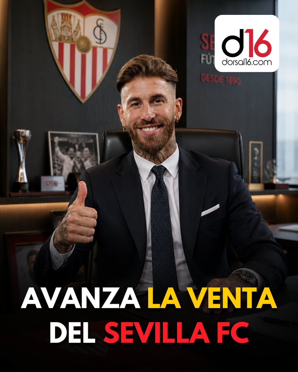 dorsal16_'s tweet photo. 🚨 AVANZA LA VENTA DEL SEVILLA FC 🚨

🏟️ Los abogados del Sevilla FC, liderados por Alberto Pérez-Solano, ya se han reunido con el entorno de Sergio Ramos y Five Eleven Capital para desatascar la operación.

👉 Quedan pequeños flecos, pero NO PONEN EN RIESGO LA FIRMA, según ABC. 

#SevillaFC #LaLiga #Dorsal16 #SergioRamos