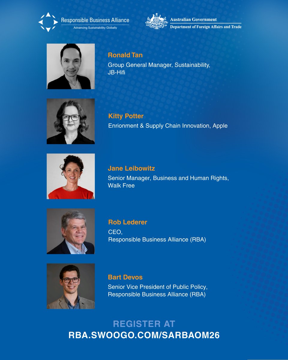RBAllianceOrg's tweet photo. The @RBAllianceOrg &amp; Australia's Department of Foreign Affairs and Trade @dfat with Ms. Jane Duke, Ambassador to Counter Modern Slavery, People Smuggling and Human Trafficking, are co-hosting an event in Sydney, Australia on June 3. 
🔹Register here: https://t.co/4QluMA5kkG https://t.co/Jdn4X3L9XH