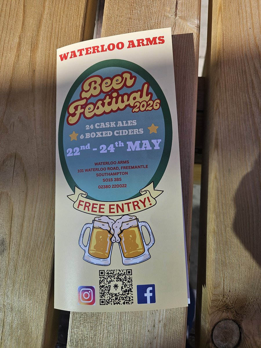 CartwrightJon's tweet photo. #PubCrawl2026 
...and they have a festival on !  🤩

Am going to hit this HARD 🍻 https://t.co/8InCMe8DZT