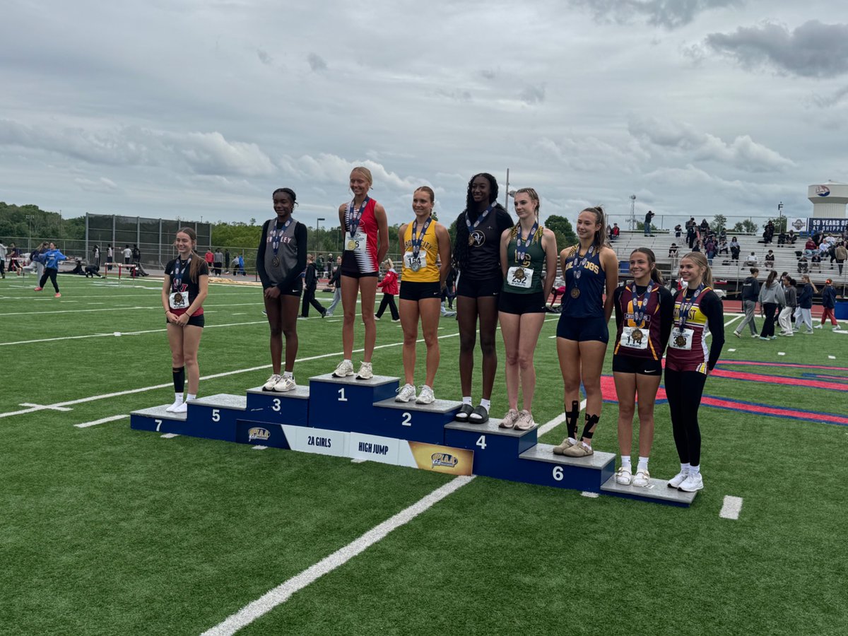 TyKohlerSports's tweet photo. The first silver goes to the Eagles!
AA Girls High Jump
🥈- Milena Sciullo (Grove City) 5-8
@GC_EaglesTrack https://t.co/TYlg2AE9ZH