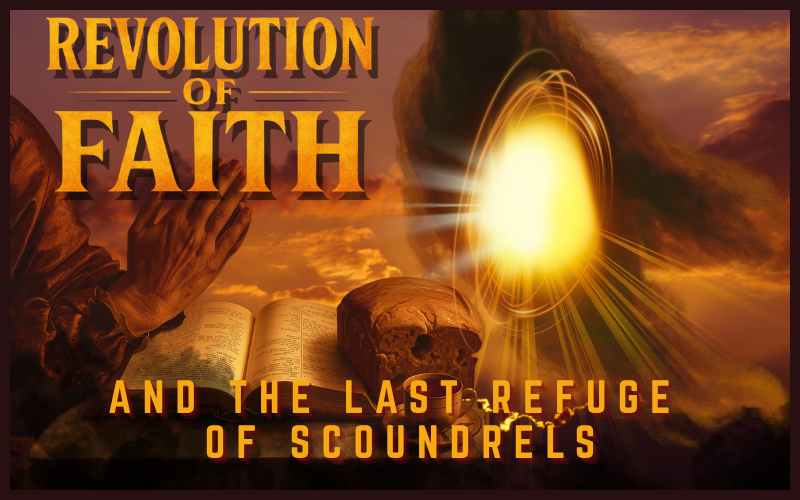 RonParanoia's tweet photo. The psychopaths who rule the planet always find justification for warmongering. On Ground Zero, Clyde Lewis incites a REVOLUTION OF FAITH AND THE LAST REFUGE OF SCOUNDRELS. The original broadcast was on April 30, 2014. Listen at 7 pm, pacific time on https://t.co/lWj4RZmFqC. https://t.co/BrlN4zLIox