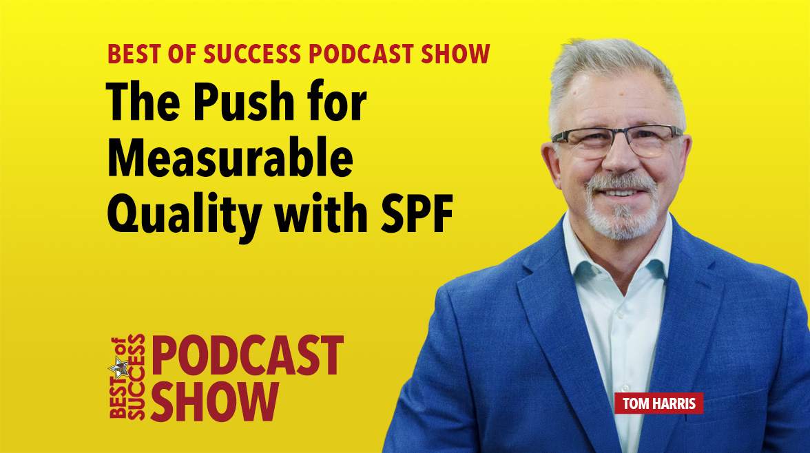 RoofContr's tweet photo. At the SPFA Trade Show in Las Vegas, Tom Harris of Tom Harris PUR Consulting discussed new products, training, and tech shaping the spray foam industry.

📲Listen: https://t.co/id8R1aeWsq

#Roofing #SprayFoam #Construction https://t.co/eIX5lsborZ