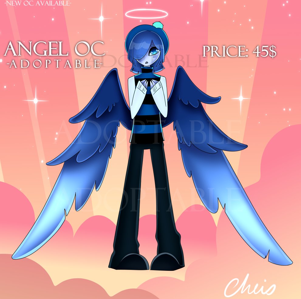 Cheis_Cervetti's tweet photo. New Angel oc adoptable available!  
Price: 45$  [Paypal] 
Dm or comment to claim  ^-^  

#angel #adoptable https://t.co/UodUZorb6p