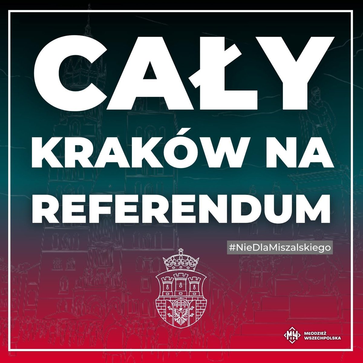 MWszechpolska's tweet photo. Krakusie!

Idź na referendum, bo wybiorą za Ciebie inni! https://t.co/pg5Il4yzG1