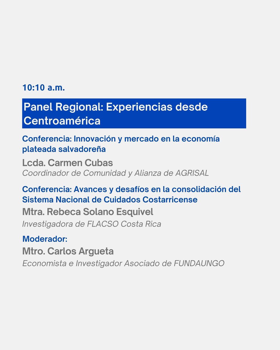 Fundaungo's tweet photo. Le invitamos a nuestro Foro Virtual: Envejecimiento y Economía Plateada en Centroamérica.

Asista este próximo martes 26 de mayo a partir de las 9:00 a.m. a través de Google Meet: https://t.co/urT09AE6Ld https://t.co/O8e683POz4