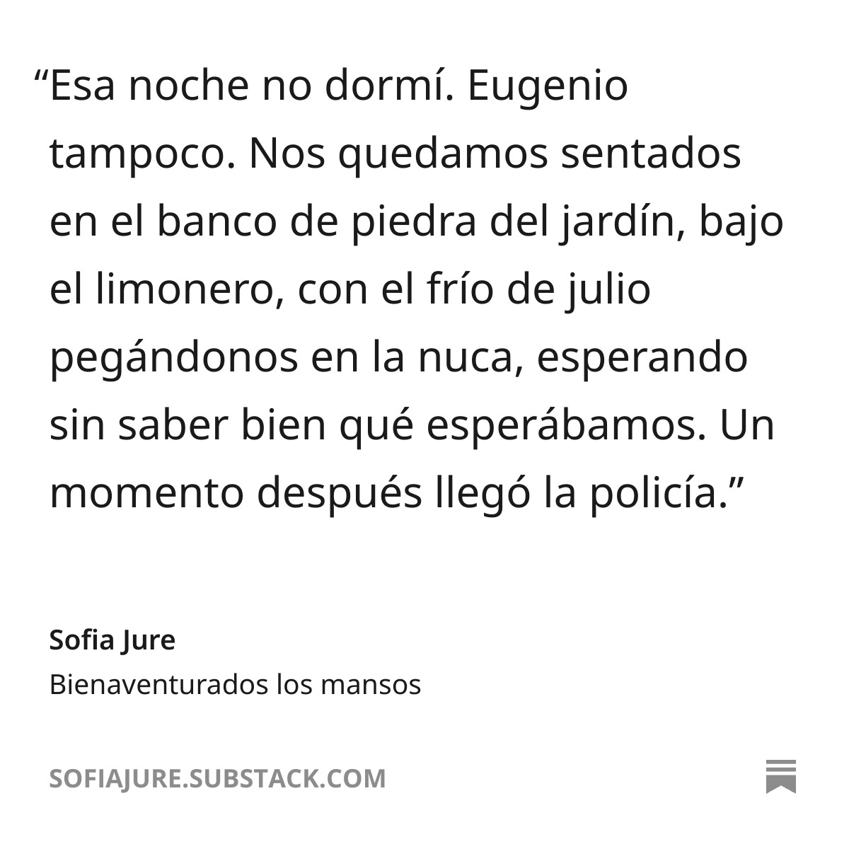 sofiajure_'s tweet photo. Soñé esto hace unos días y decidí escribirlo antes de que se me vaya.

Bienaventurados los mansos: Una paraguaya, un nazi, una enfermera judía y un jardinero. Nadie es inocente. Nadie es culpable.

https://t.co/gJPTUa6shJ https://t.co/Je2E6QIpmB