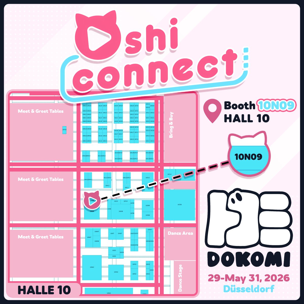 Oshi Connect @ DoKomi 10N09 tweet media