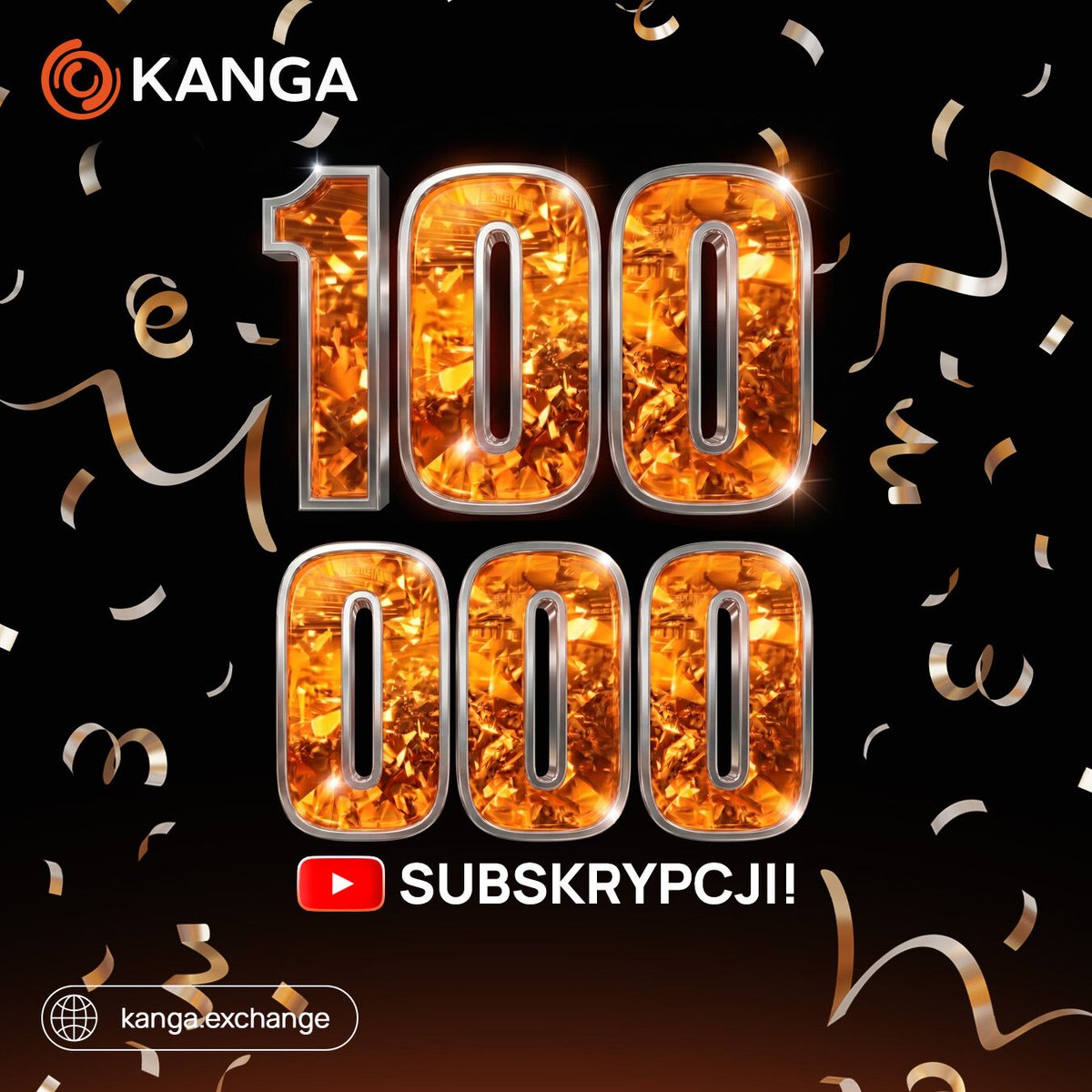 KangaPolska's tweet photo. 100 000 subskrybentów na YouTube! 🥳🔥

Pęka nam serce z dumy i radości. Ta setka to nie tylko sucha liczba - to Wy, Wasze komentarze, łapki w górę i cała masa genialnej energii, którą od Was dostajemy każdego dnia.

Dziękujemy, że jesteście z nami! To dopiero rozgrzewka, lecimy po bańkę! 🚀 Kto świętuje dzisiaj z nami? 👇

#Kanga #100k #YouTube