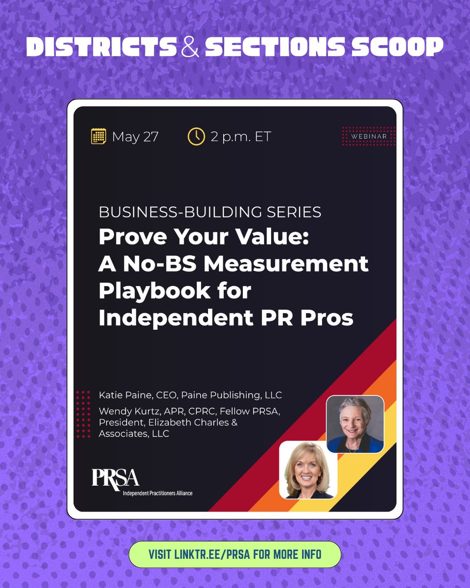 PRSA tweet media