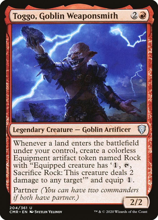 PGFuuryuu's tweet photo. @MoonlightSoldi2 @CenturiiC Also [Toggo, Goblin Weaponsmith] from MtG https://t.co/DlCbbFhO1p