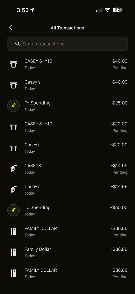 john_sterup's tweet photo. @AskRobinhood none of my transactions are going through, all as pending, cards unlocked and also not working on our spending accounts as well. Slightly to very frustrating when you can’t simply use your card. https://t.co/7TboHtAVaw