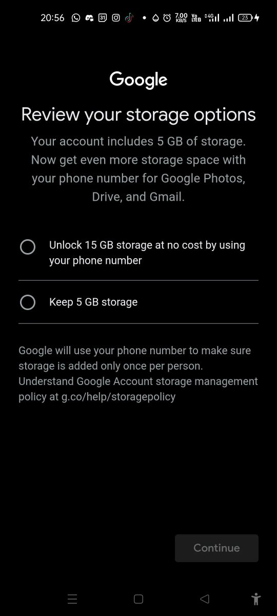 theandroidrush's tweet photo. 🚨 Google may reduce free Gmail cloud storage to 5GB for some new users 👀

⚡ 15GB unlock may require:
• Adding phone number
• Extra account verification
Currently being tested in select regions.
#Google #Gmail #TheAndroidRush https://t.co/4mFkOYIm1C
