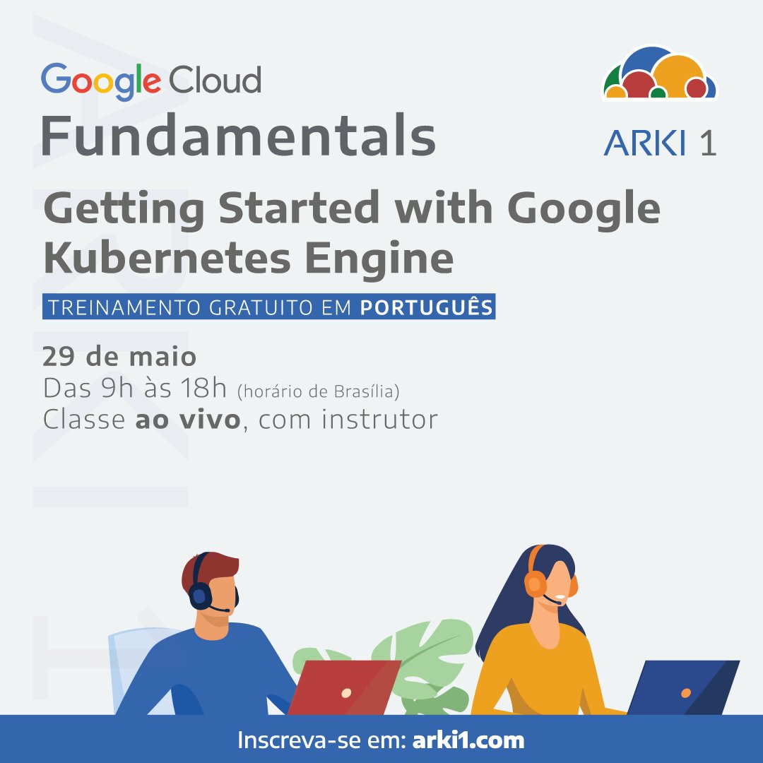 Arki1Training's tweet photo. 🤖 Quer aprender a implantar e gerenciar aplicações em containers no Google Cloud?

📌 100% online, ao vivo e sem custo!

👉 Inscreva-se no link: https://t.co/XlNzv4eL56

#GoogleCloud #Kubernetes #CloudComputing #DevOps #GoogleCloudTraining https://t.co/fDsK3bxSo8